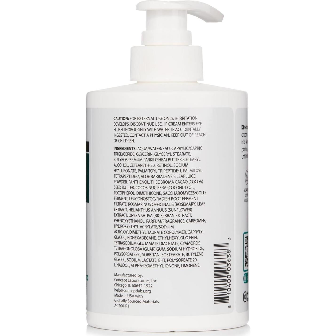 Loción Corporal Retinol Advanced Clinicals 450ml Antienvejecimiento