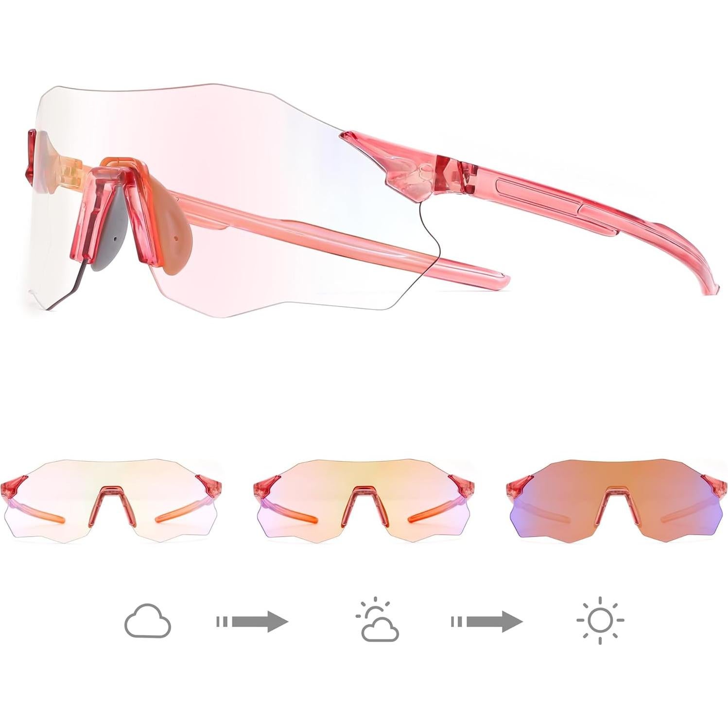 Gafas de Ciclismo Fotoquímicas FEISEDY Unisex UV B0310