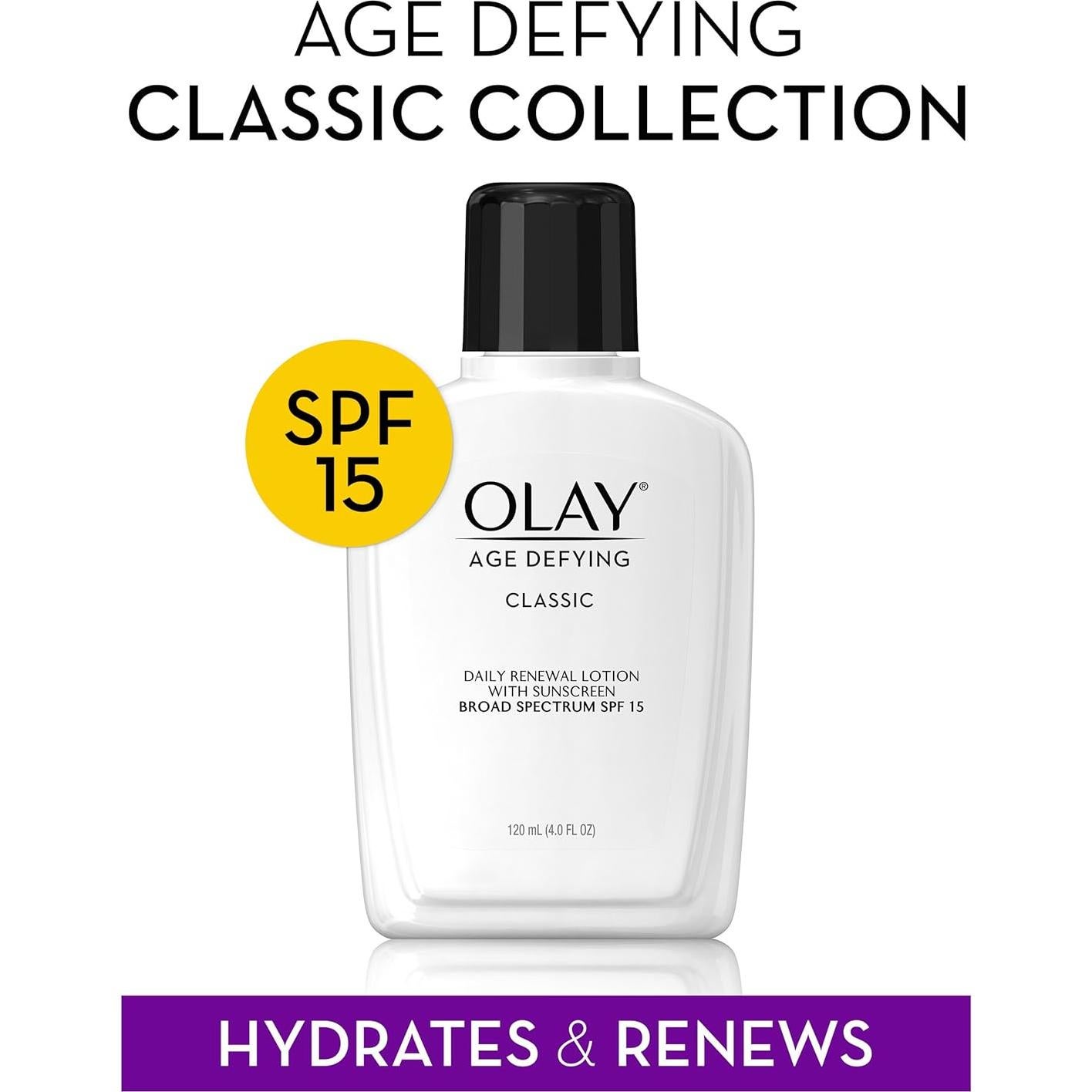 Hidratante Facial Olay Clásica Antienvejecimiento SPF 15 155 g
