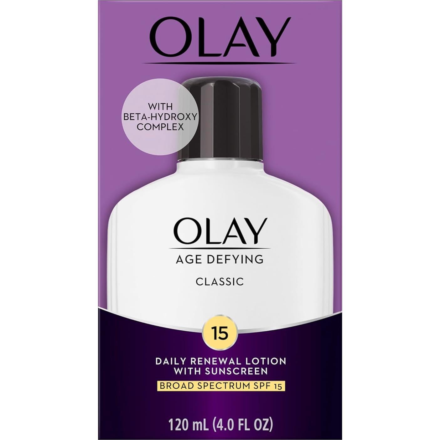Hidratante Facial Olay Clásica Antienvejecimiento SPF 15 155 g