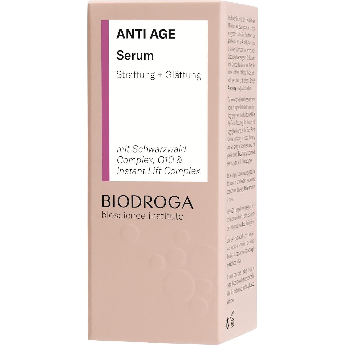 Suero Anti Edad Biodroga 15ml Tensado y Suavizante