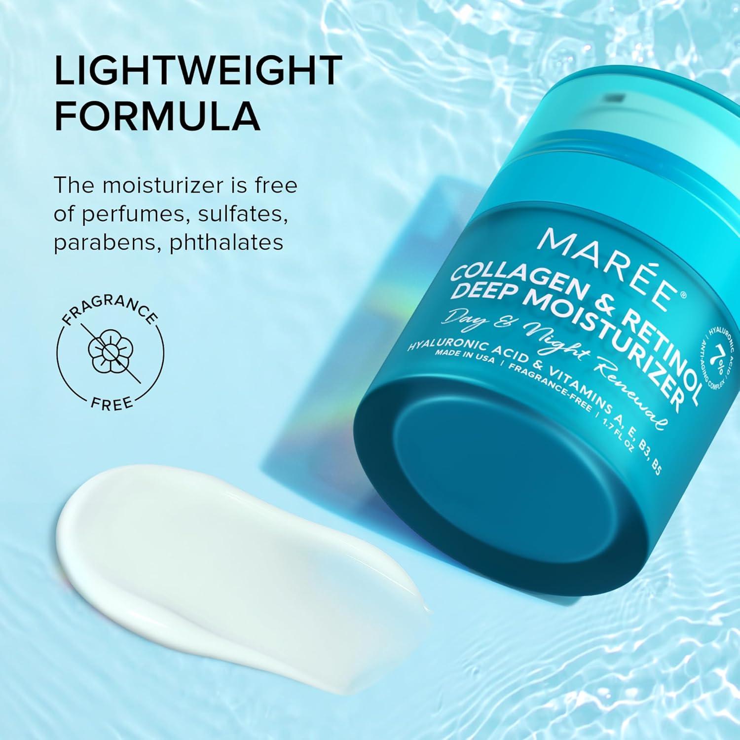 Crema Hidratante Facial MAREE con Retinol y Colágeno 50ml