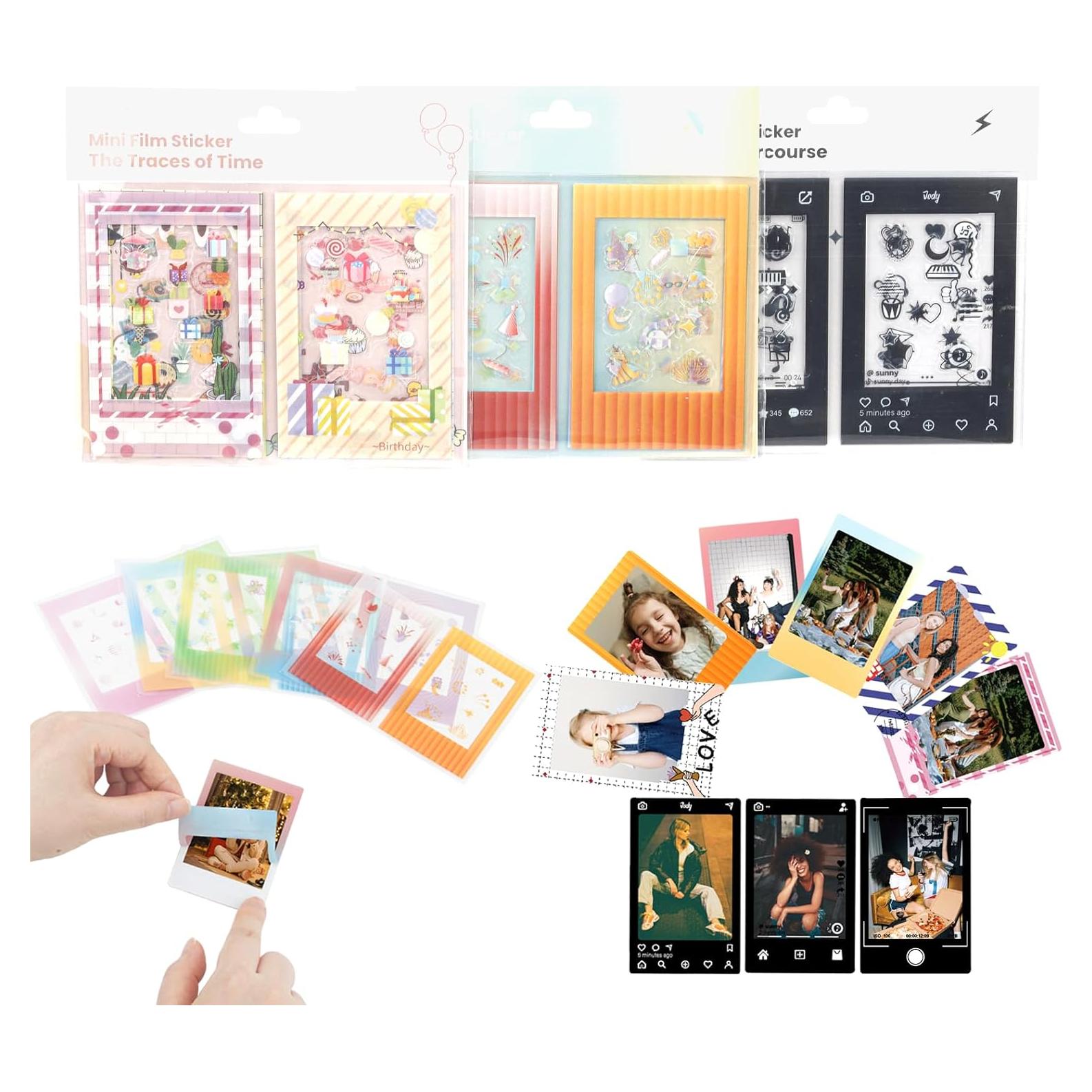 Marcos de Pegatinas para Película Fujifilm Instax Mini 30pcs