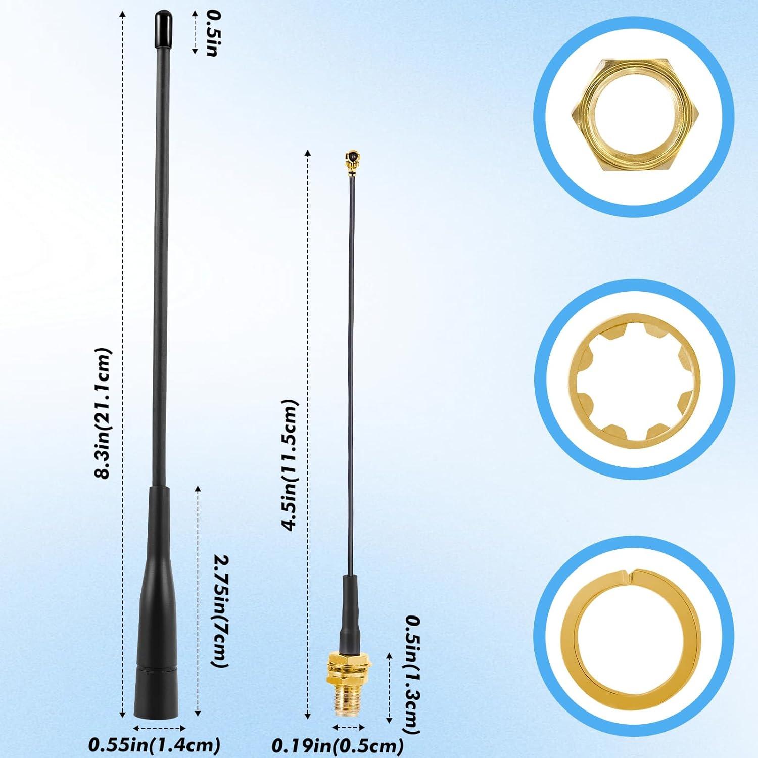 Antena LoRa Meshtastic 915MHz 10dBi SMA Macho 17cm