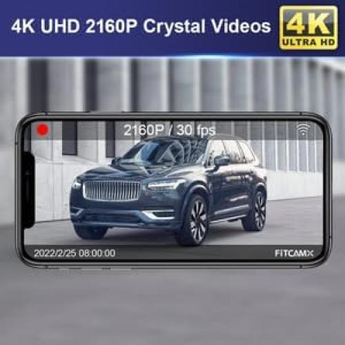 Cámara de Salpicadero Fitcamx 2K Delantera + 1080P Trasera para Volvo XC90 2023-2026