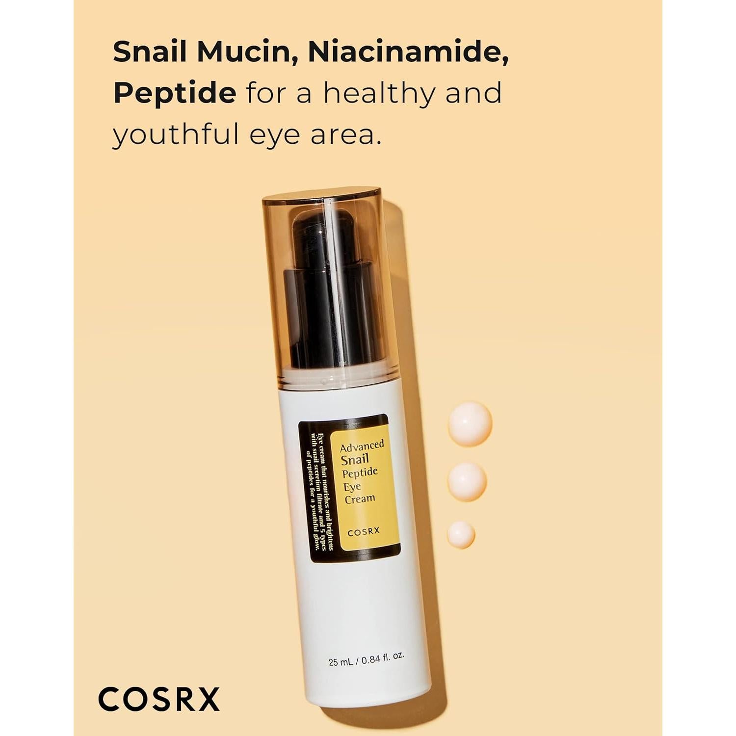 Crema para Ojos COSRX con Mucina de Caracol y Péptidos