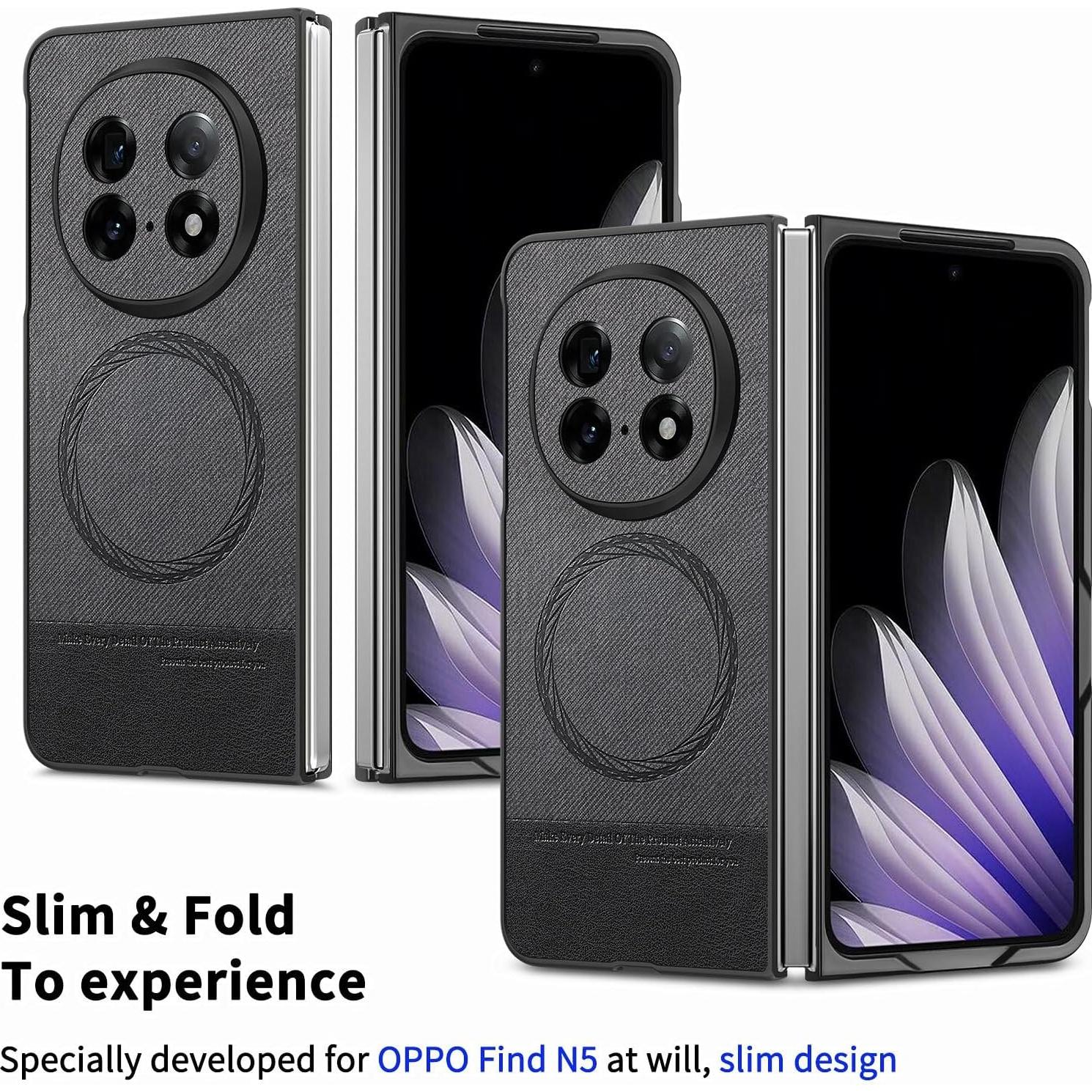 Funda Protectora OPPO Find N5 2025 Ultra-Fina Negra