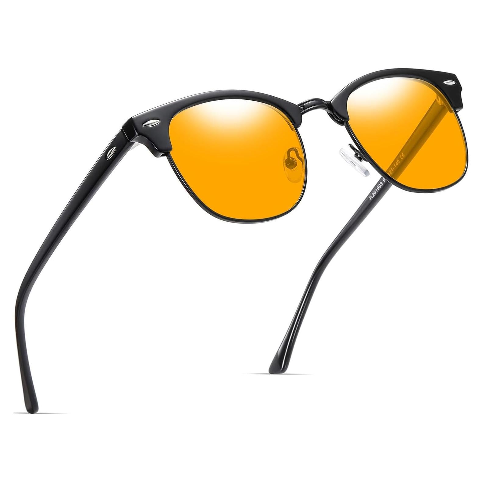 Gafas Anti Luz Azul AOMASTE Media Montura UV Claro
