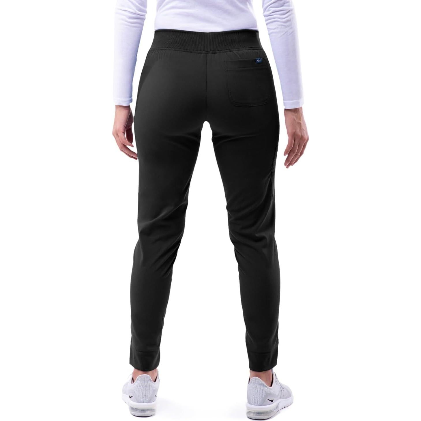 Pantalones Scrubs Jogger de Yoga Adar Pro para Mujeres - Negro