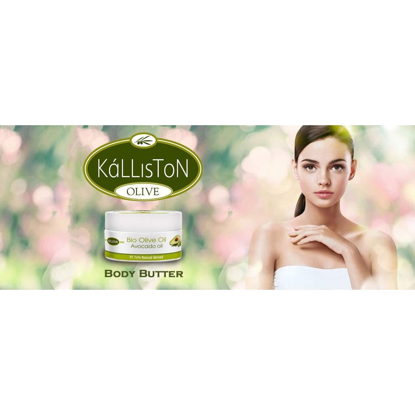 Mantequilla Corporal Kalliston Aceite de Oliva y Aguacate 227g