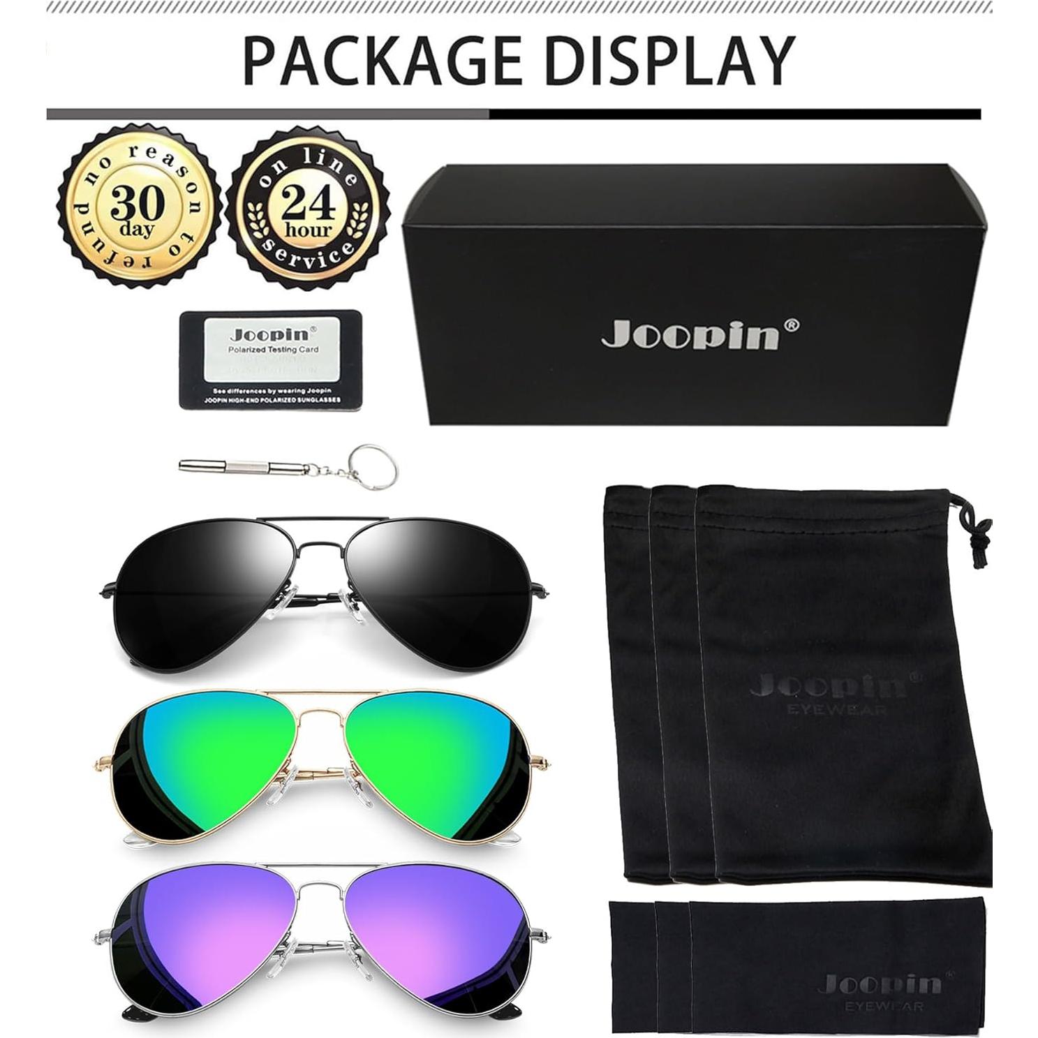 Gafas de Sol Polarizadas Joopin UV400 para Hombres y Mujeres