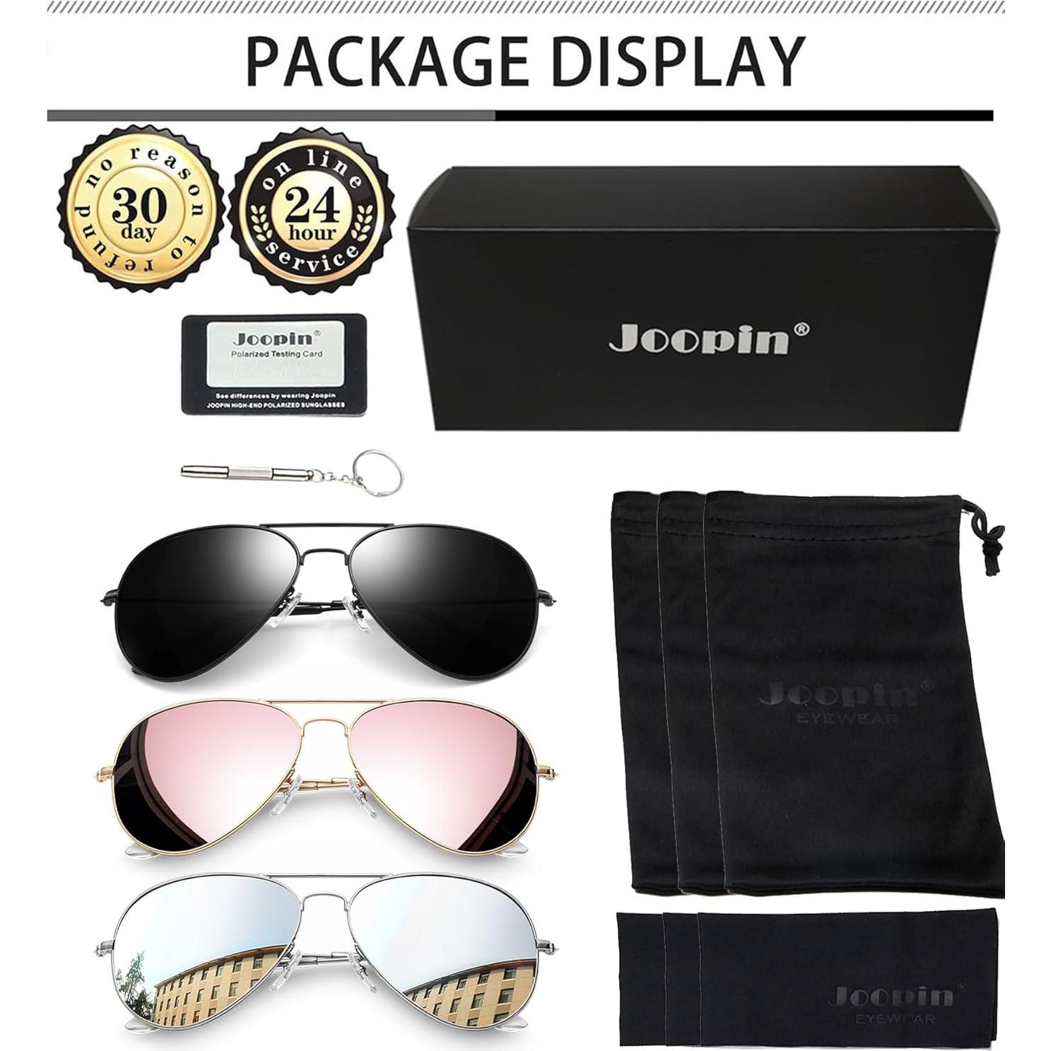 Gafas de sol polarizadas Joopin UV400 para hombres y mujeres