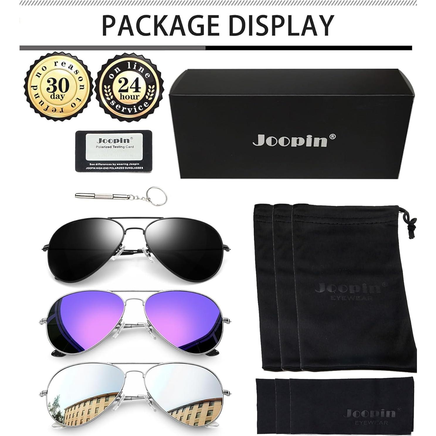 Gafas de sol polarizadas Joopin UV400 para hombres y mujeres