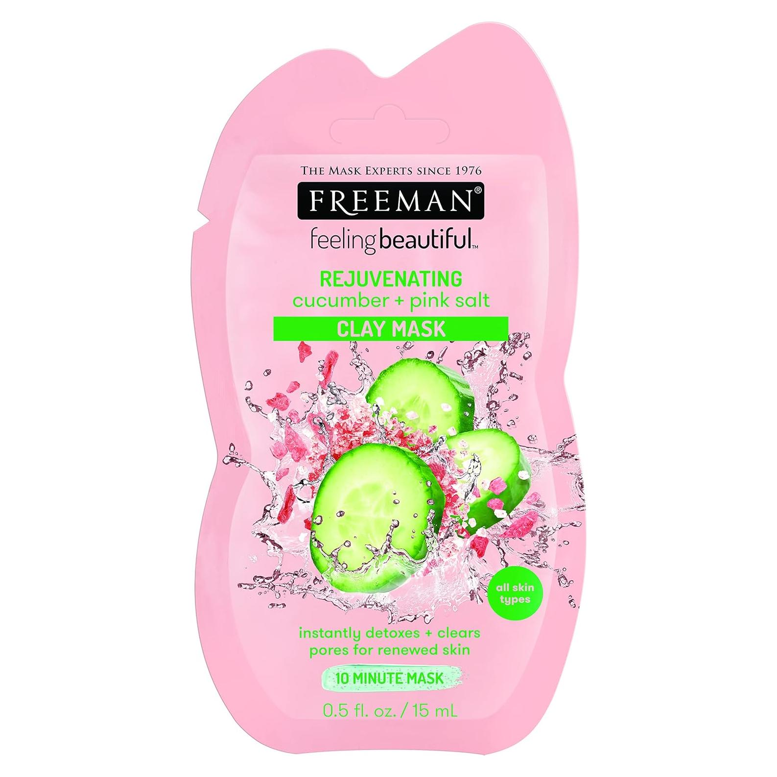 Mascarilla Facial Freeman de Pepino y Arcilla Rosa 170g