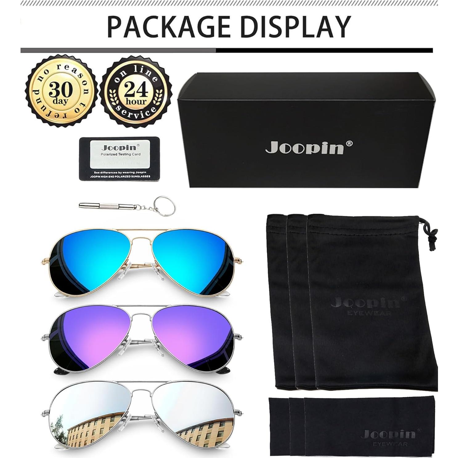 Gafas de sol polarizadas Joopin UV400 para hombres y mujeres