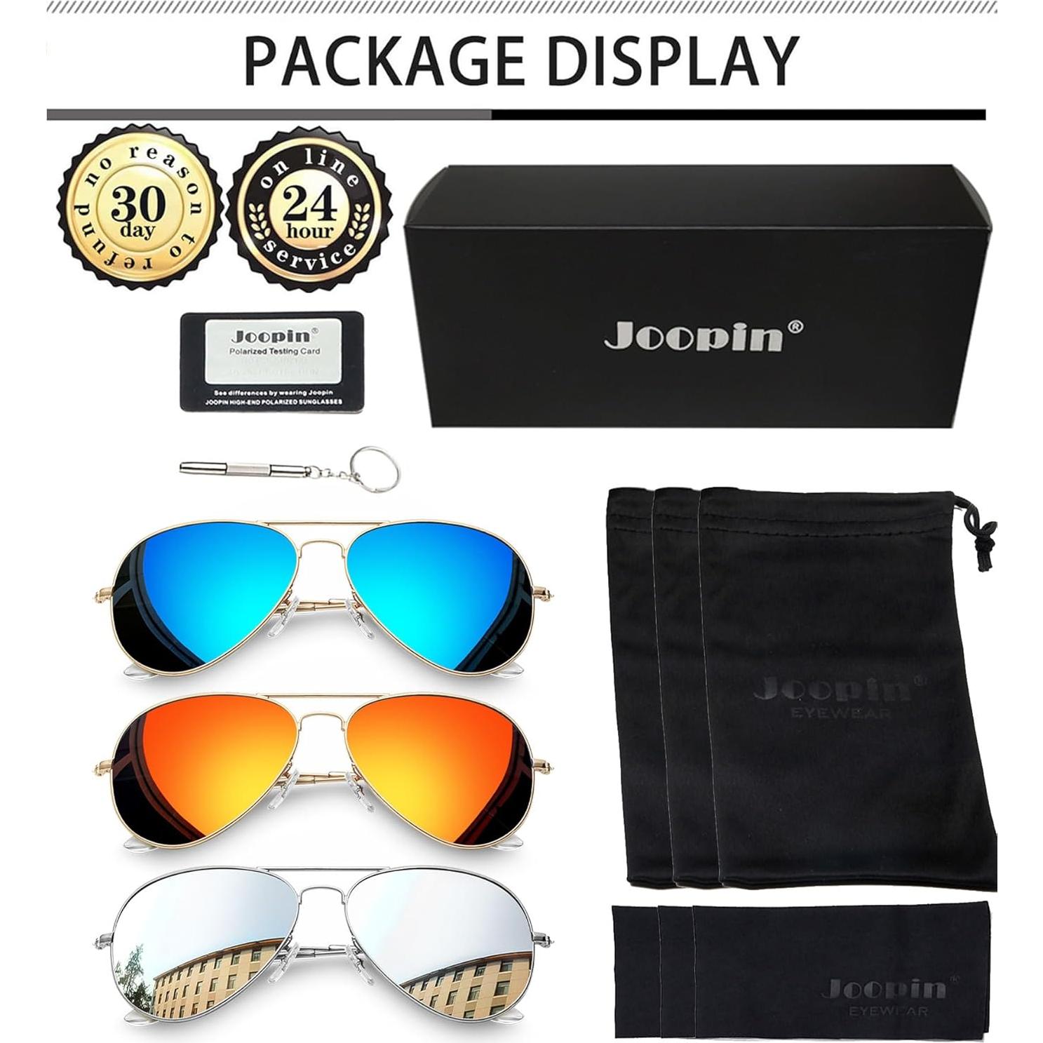 Gafas de sol polarizadas Joopin UV400 para hombres y mujeres