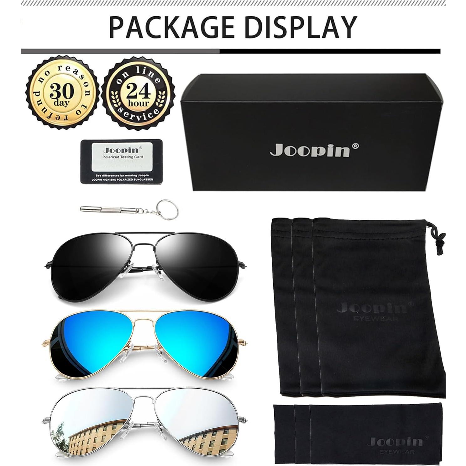 Gafas de sol polarizadas Joopin UV400 para hombres y mujeres