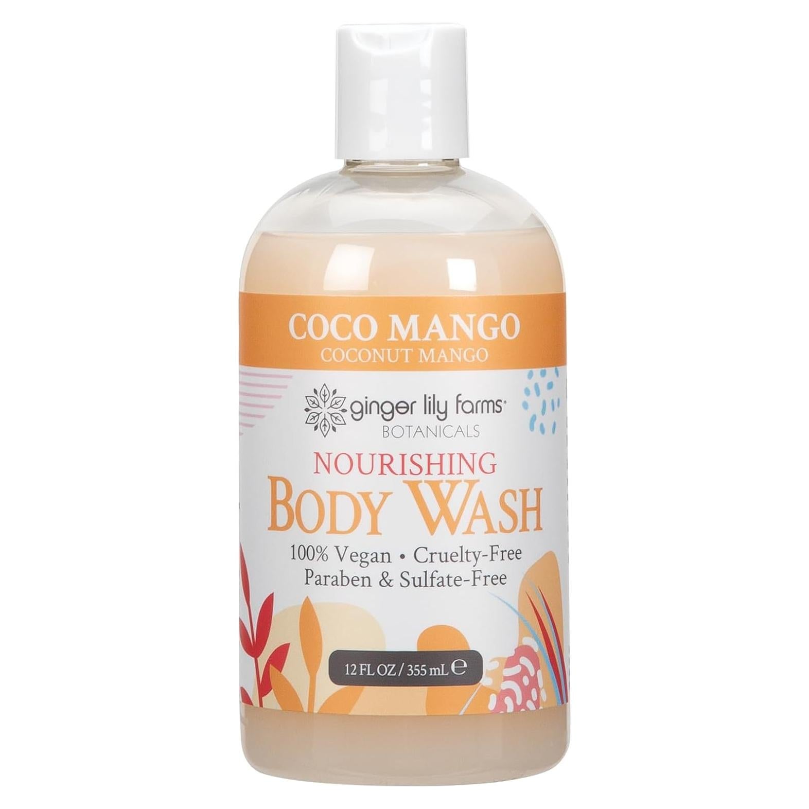 Jabón Corporal Nutritivo Ginger Lily Farms Coco Mango 355 ml