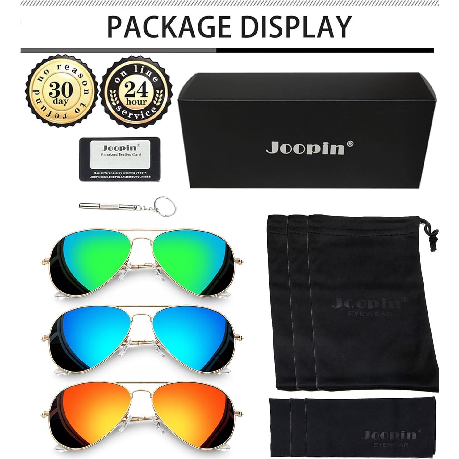 Gafas de sol polarizadas Joopin UV400 para hombres y mujeres