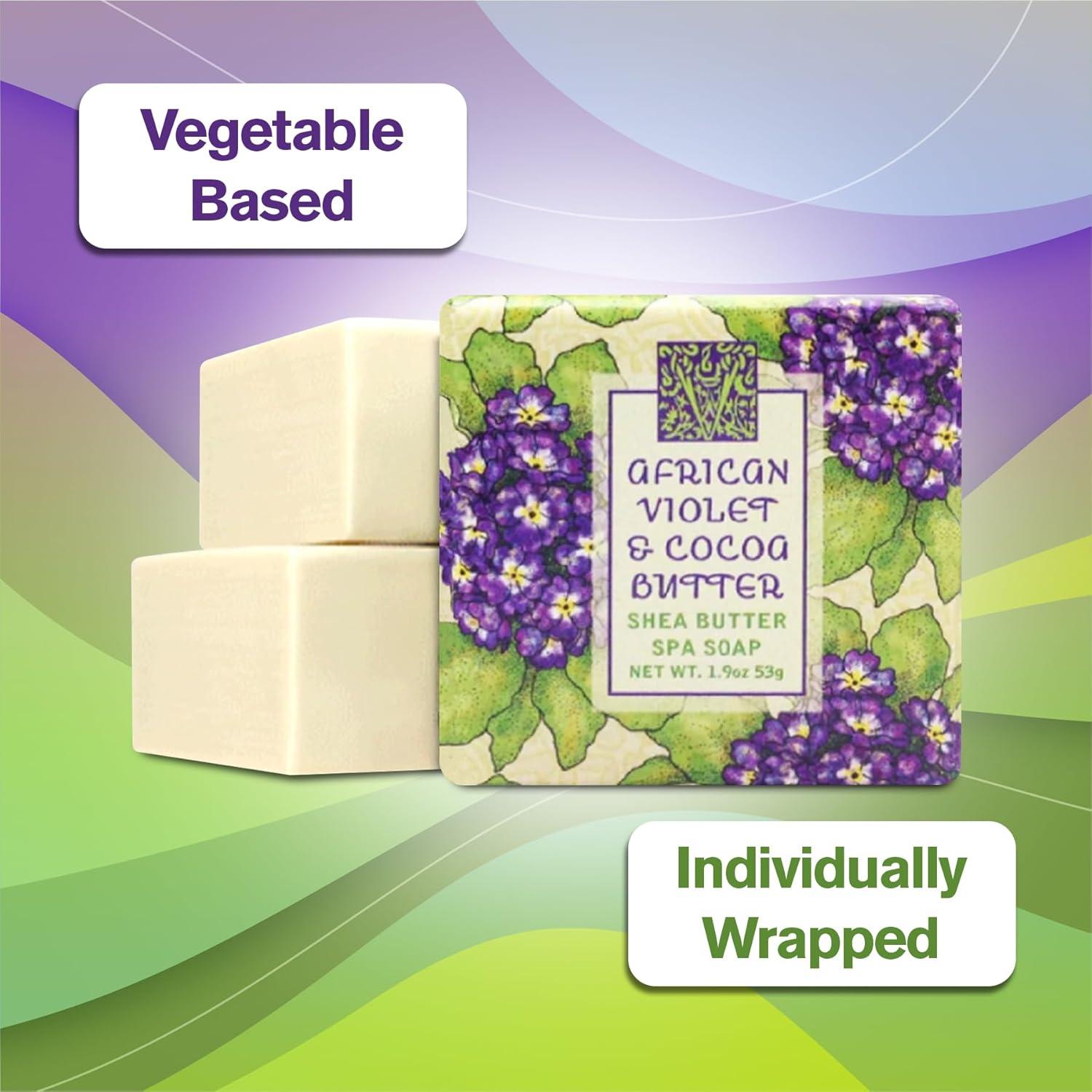 Jabón Botánico Mini Greenwich Bay - Set de 12 x 53.86 g - Violeta Africano