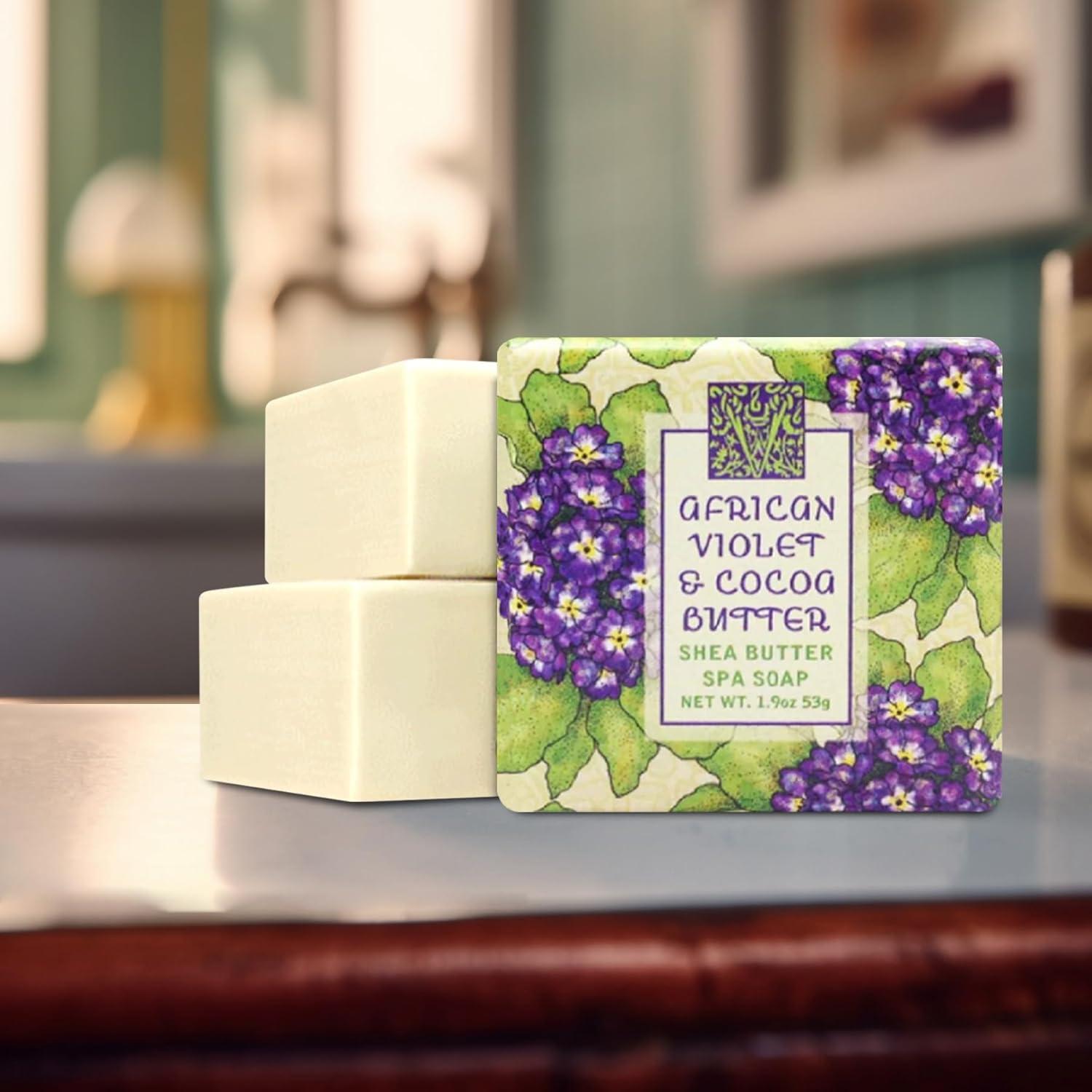 Jabón Botánico Mini Greenwich Bay - Set de 12 x 53.86 g - Violeta Africano