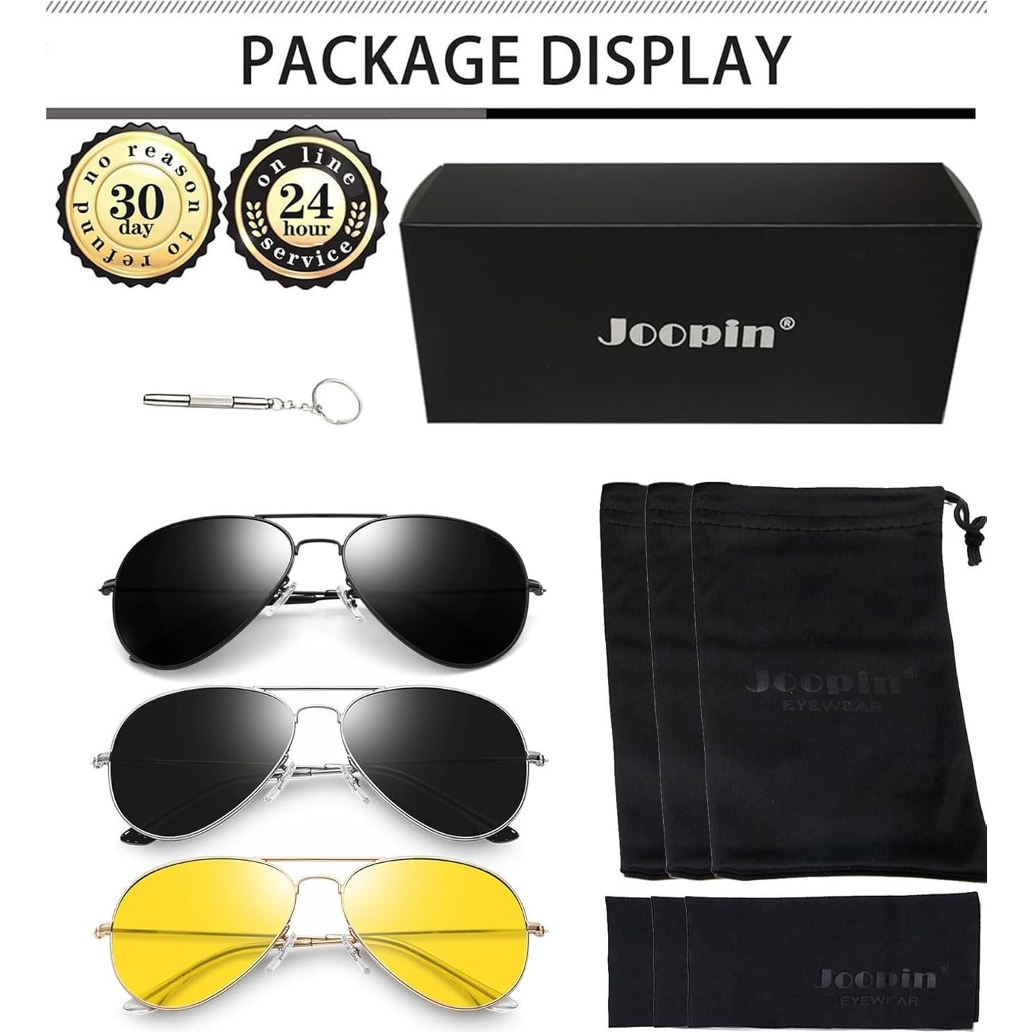 Gafas de Sol Joopin Polarizadas UV400 para Hombres y Mujeres