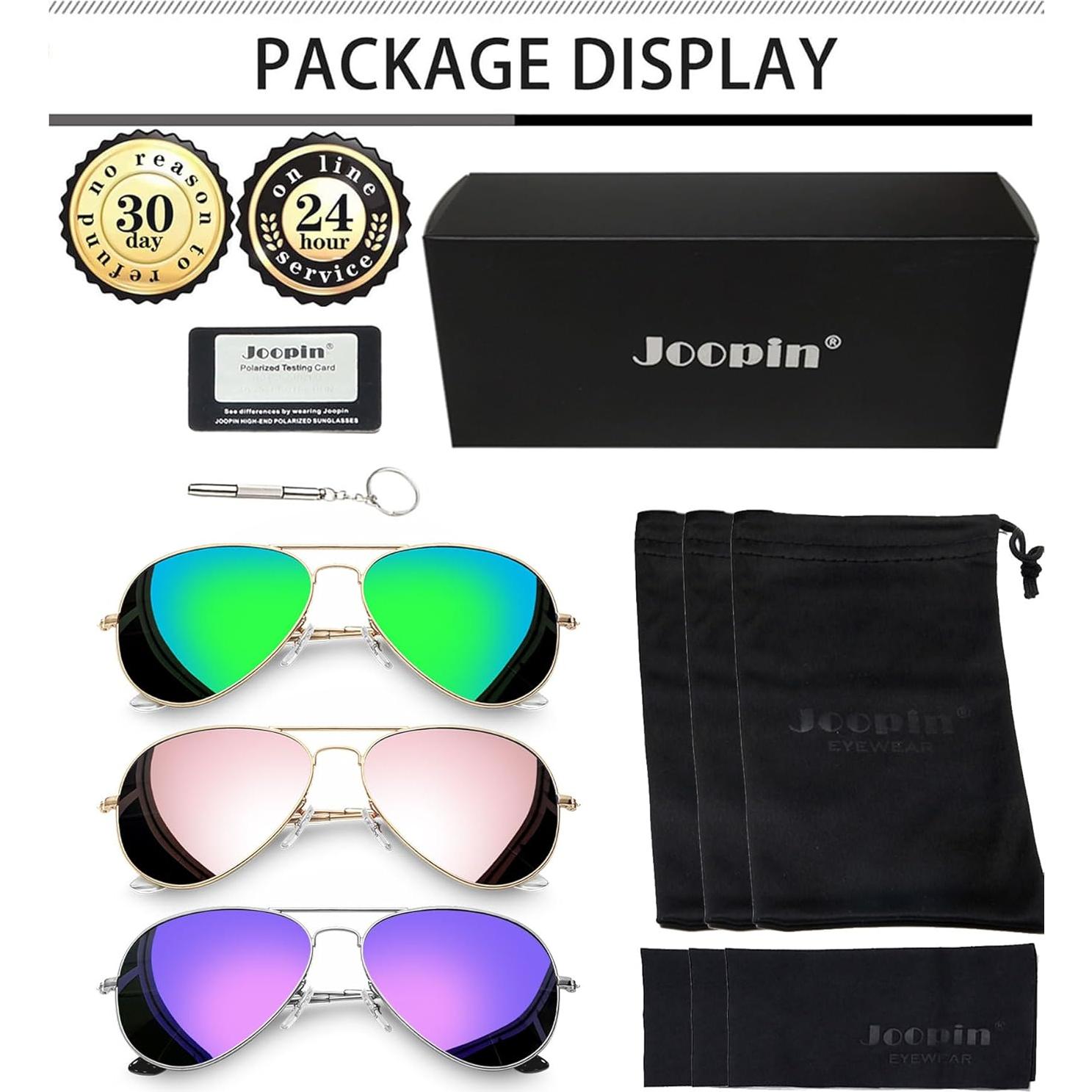 Gafas de sol polarizadas Joopin UV400 para hombres y mujeres