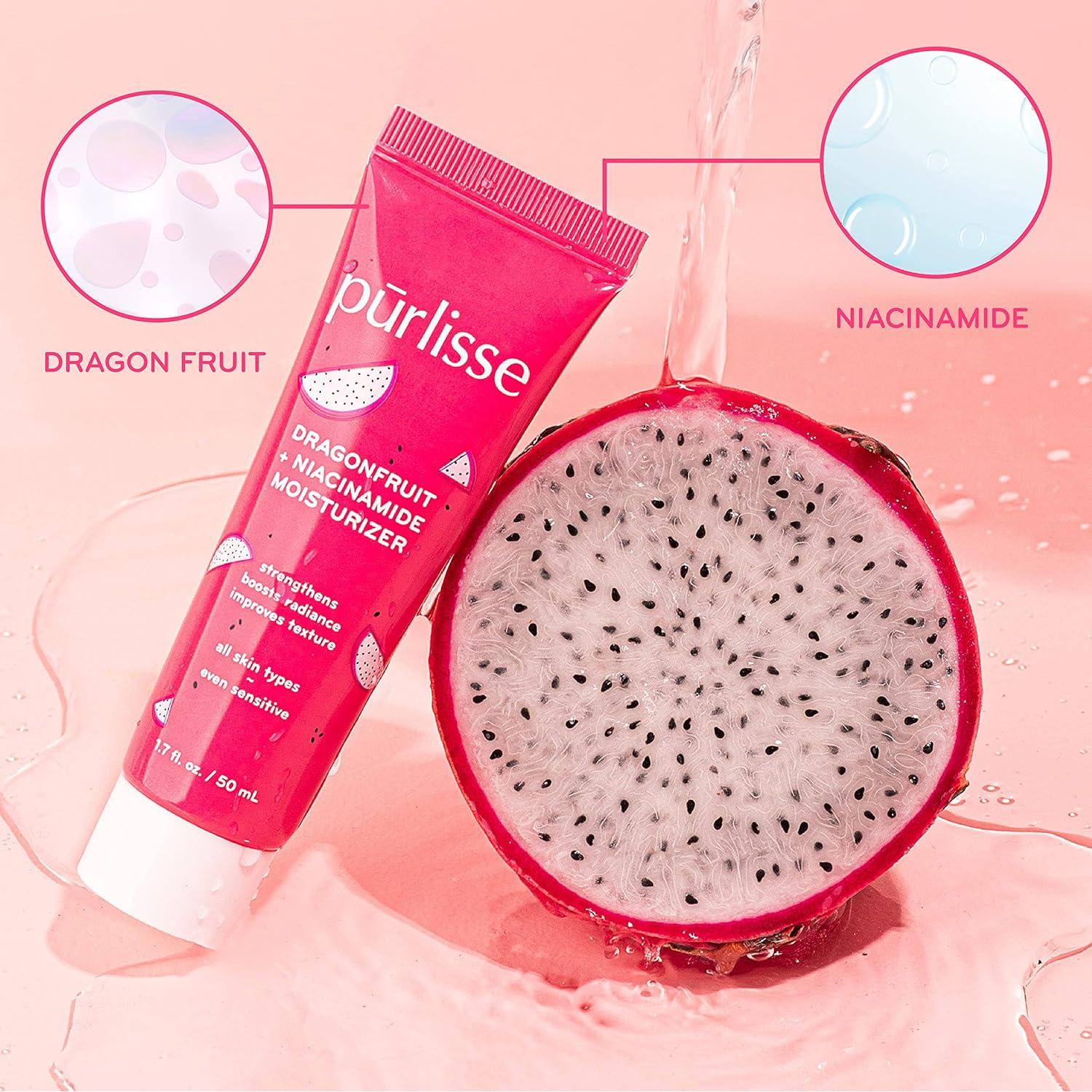 Crema Hidratante Facial Purlisse Dragonfruit 50 ml - Niacinamida