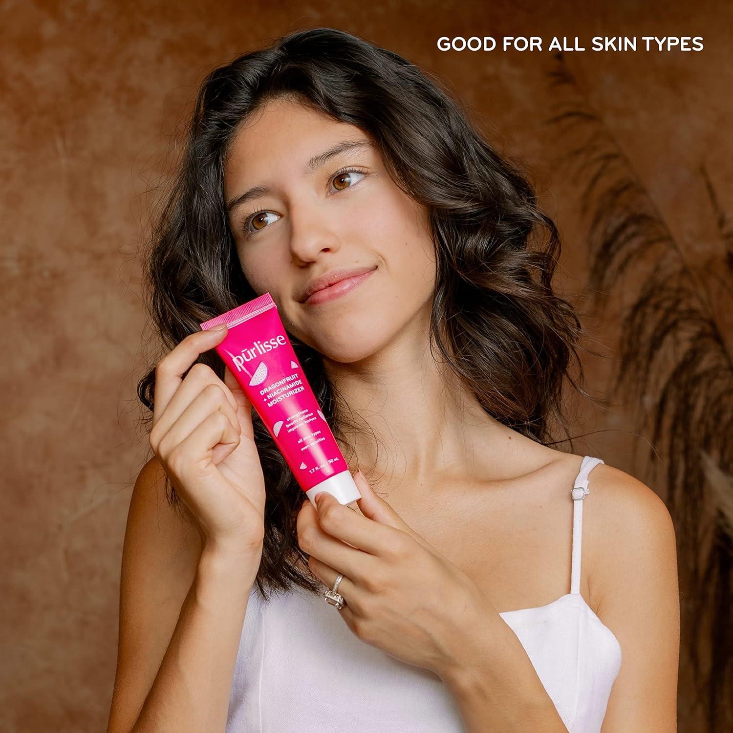 Crema Hidratante Facial Purlisse Dragonfruit 50 ml - Niacinamida