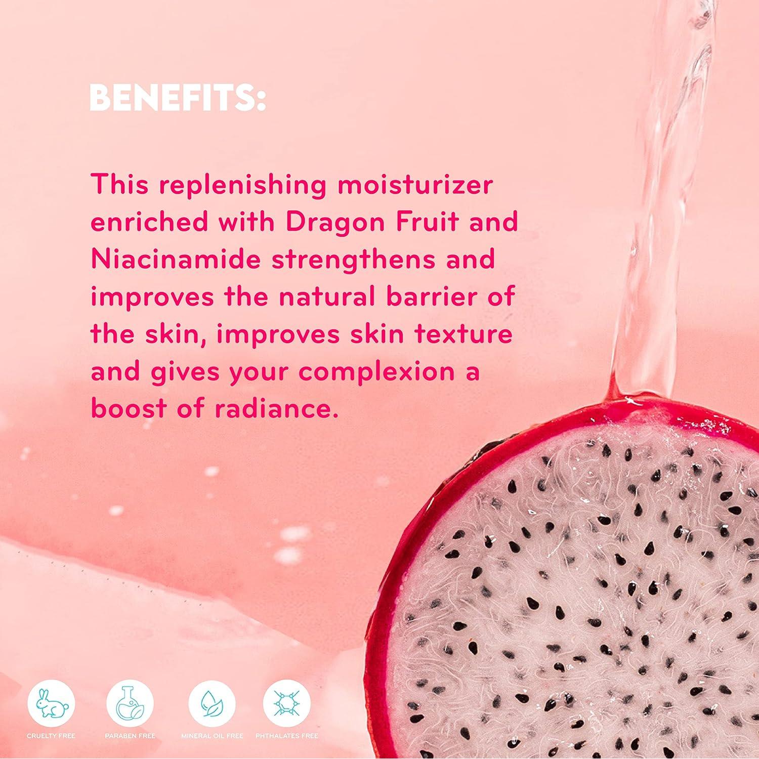 Crema Hidratante Facial Purlisse Dragonfruit 50 ml - Niacinamida