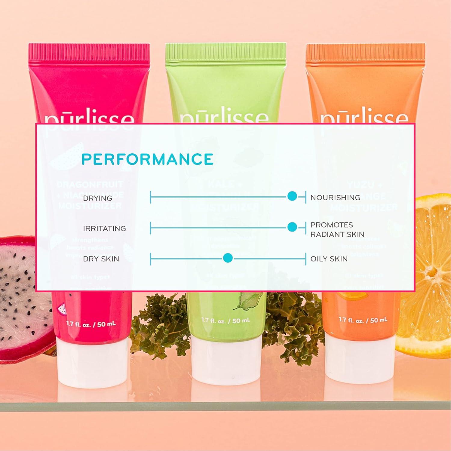 Crema Hidratante Facial Purlisse Dragonfruit 50 ml - Niacinamida