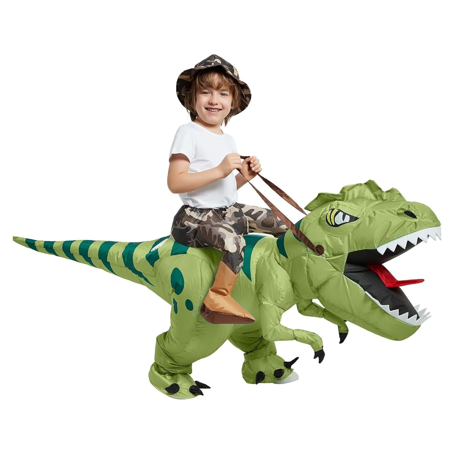 Disfraz Inflable T Rex para Niños 4-6 Años con Bomba