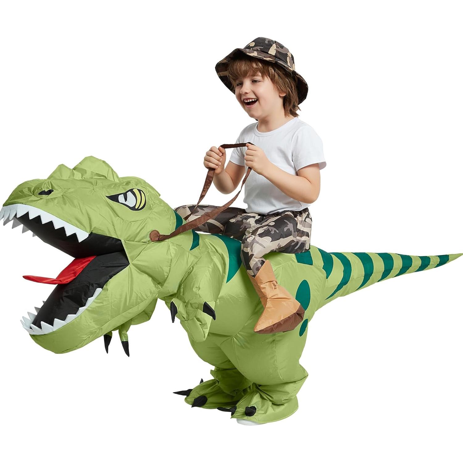 Disfraz Inflable T Rex para Niños 4-6 Años con Bomba