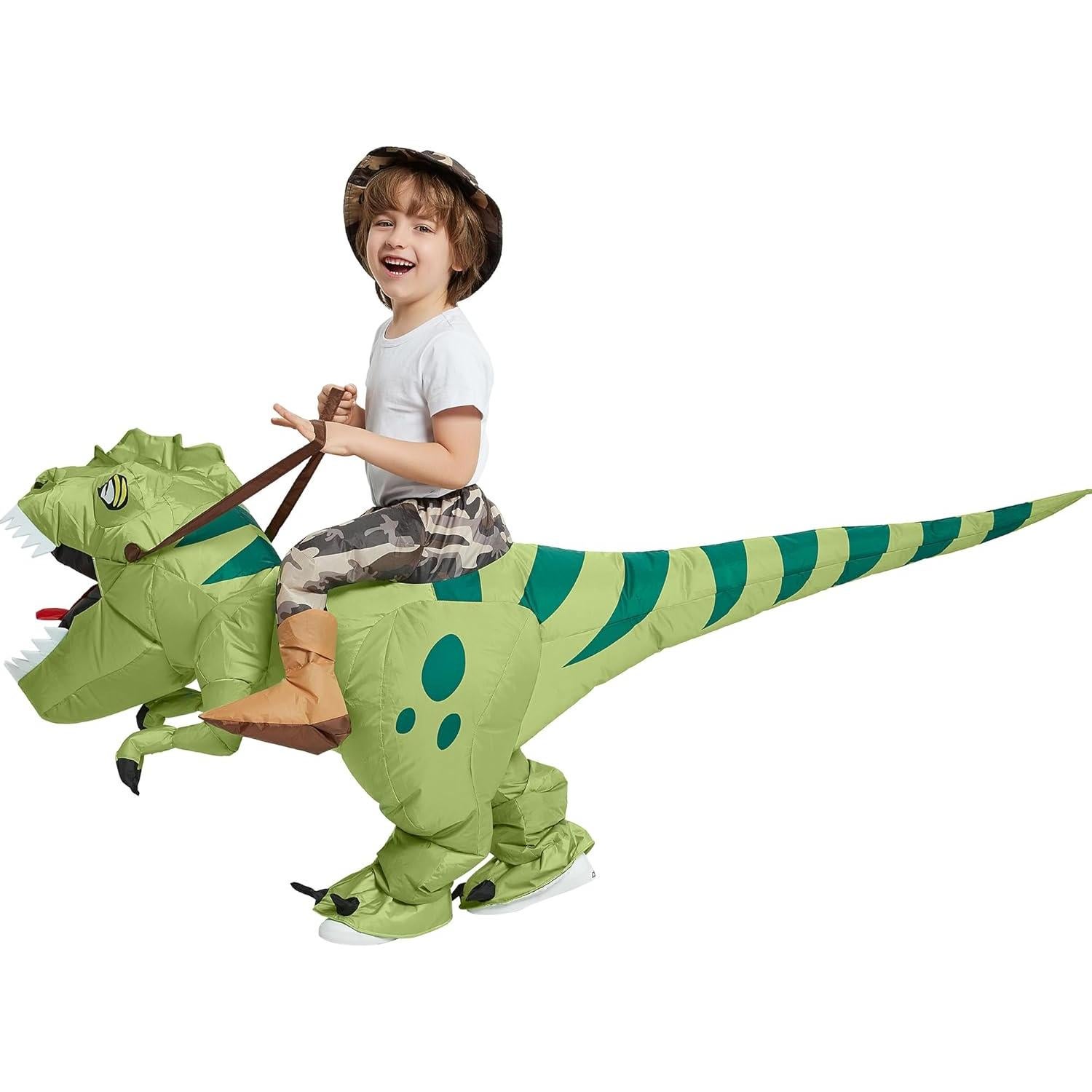 Disfraz Inflable T Rex para Niños 4-6 Años con Bomba