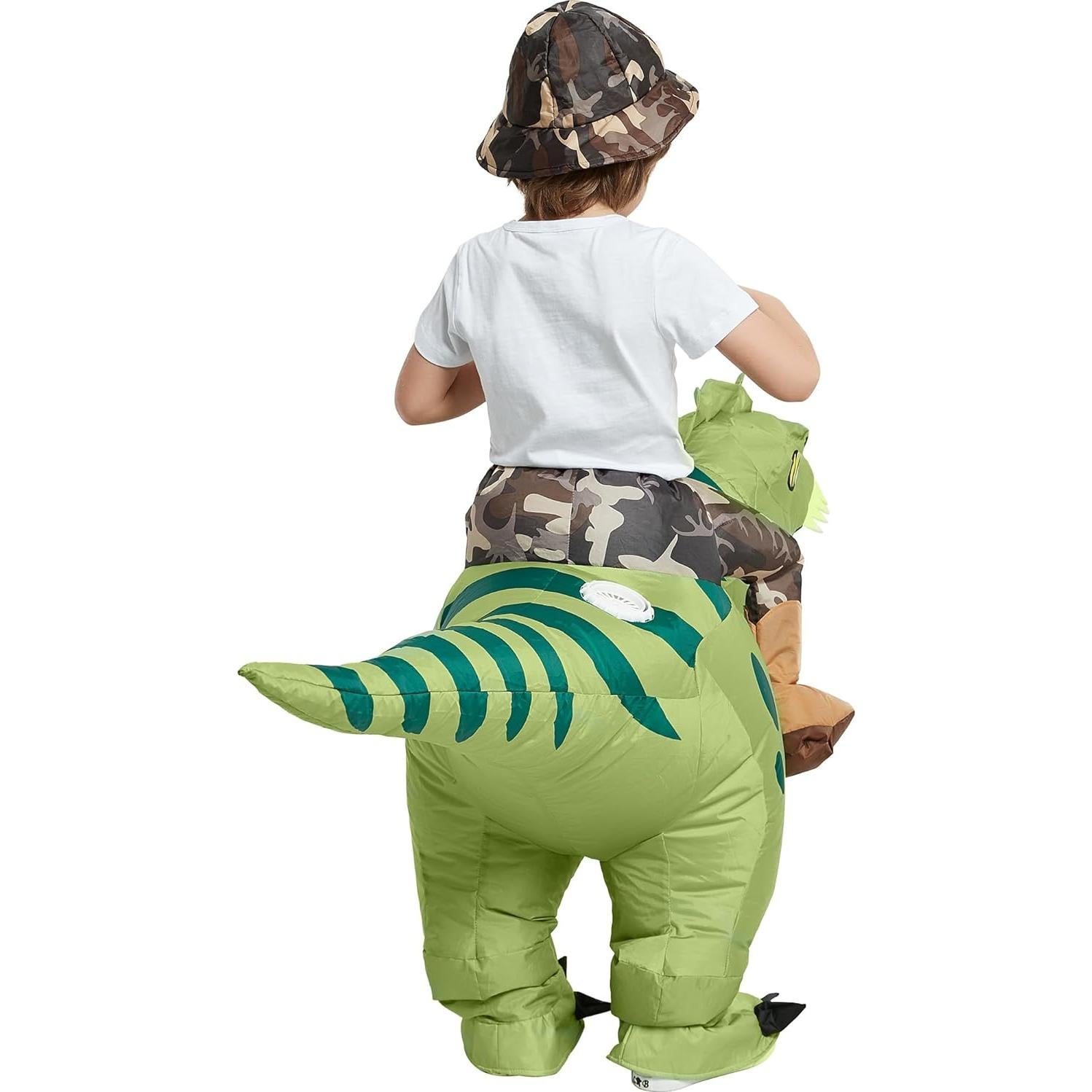 Disfraz Inflable T Rex para Niños 4-6 Años con Bomba