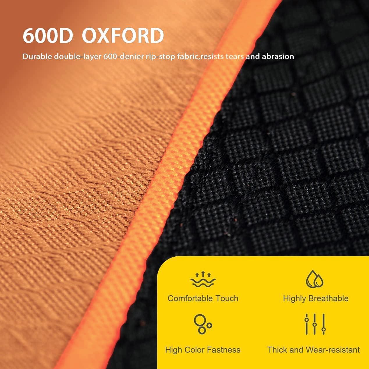 Silla de Camping FAIR WIND Sofá Doble Acolchado Naranja