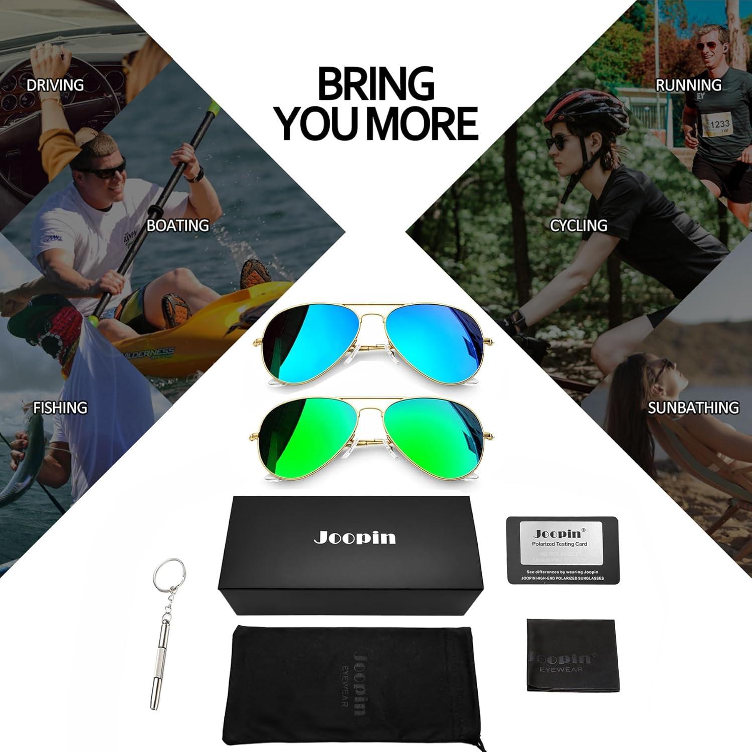 Gafas de sol aviador Joopin polarizadas UV400 unisex