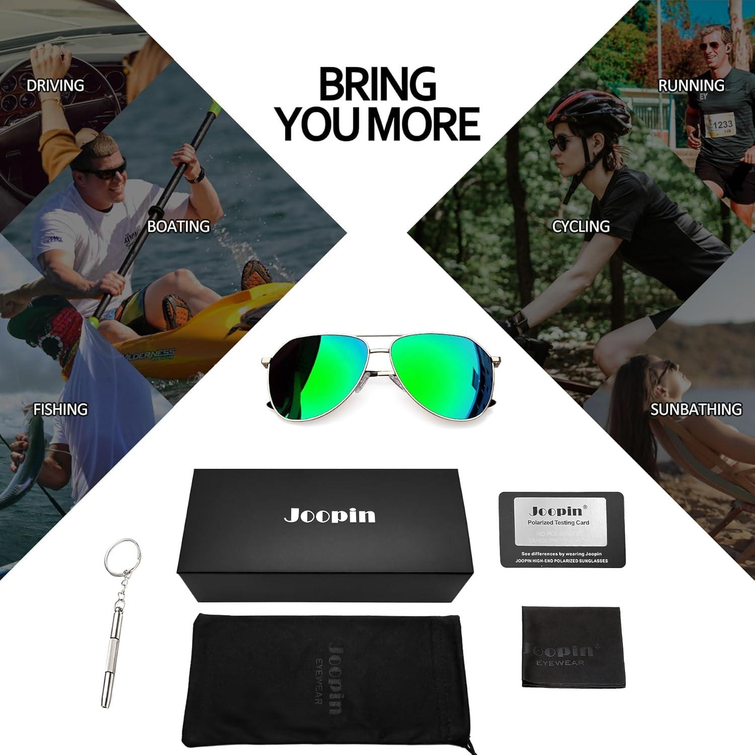 Gafas de Sol Joopin Aviador Metálicas Polarizadas UV400