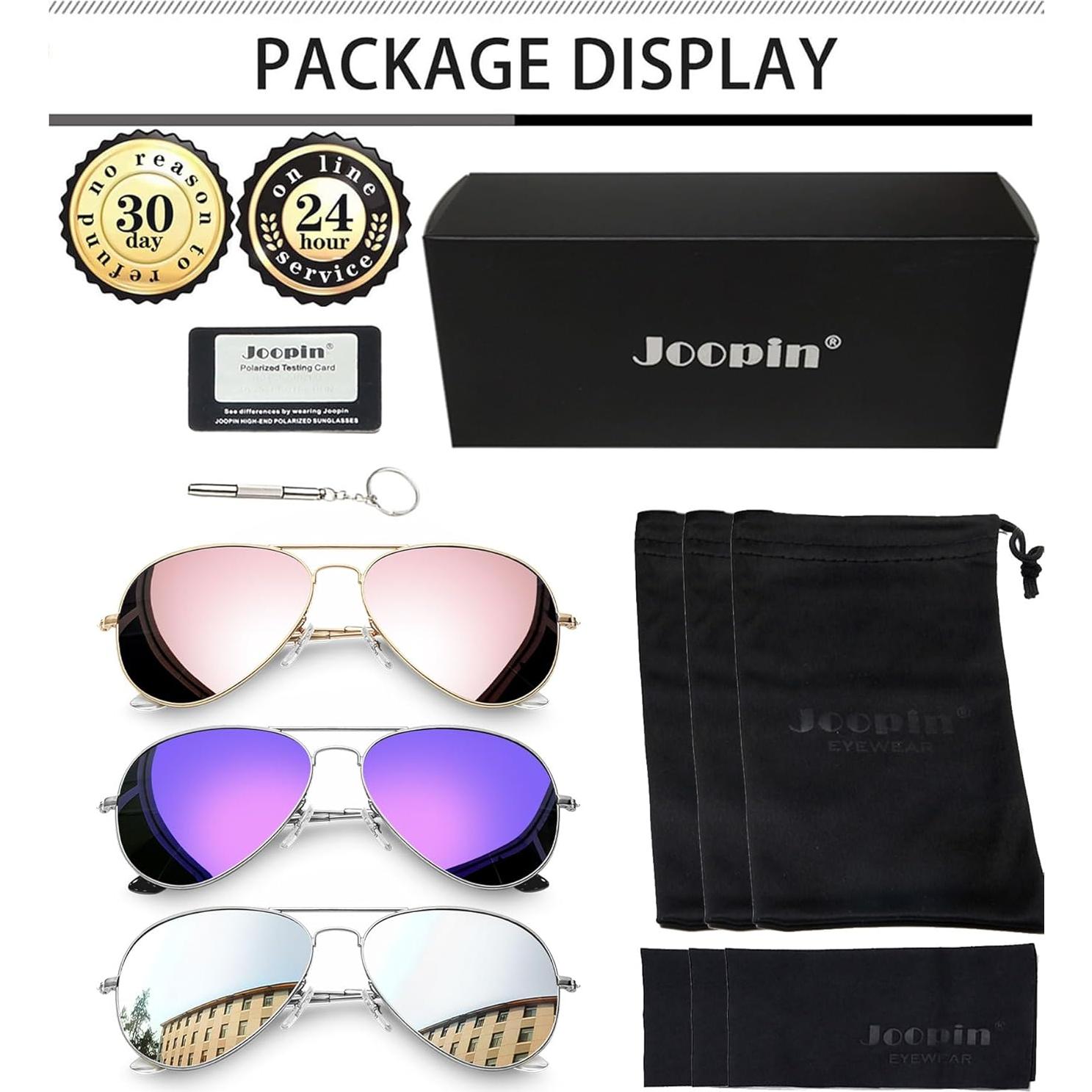 Gafas de sol polarizadas Joopin UV400 para hombres y mujeres