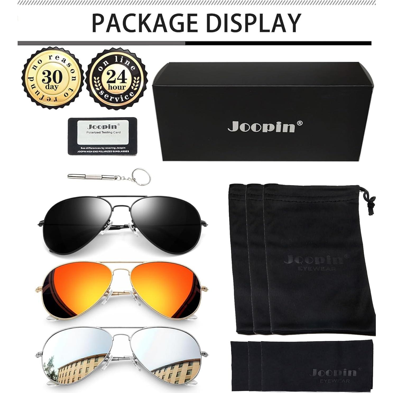 Gafas de sol polarizadas Joopin UV400 para hombres y mujeres