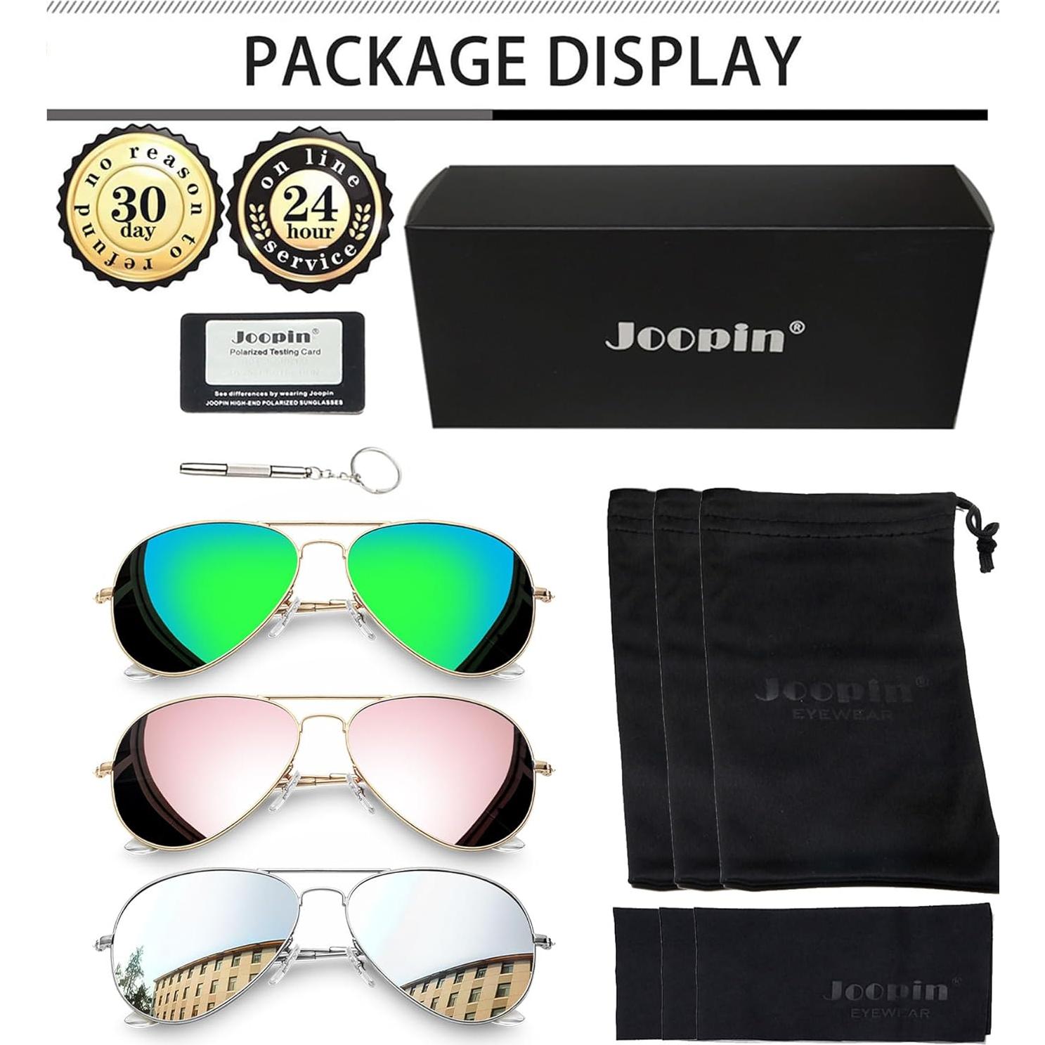 Gafas de sol polarizadas Joopin UV400 para hombres y mujeres