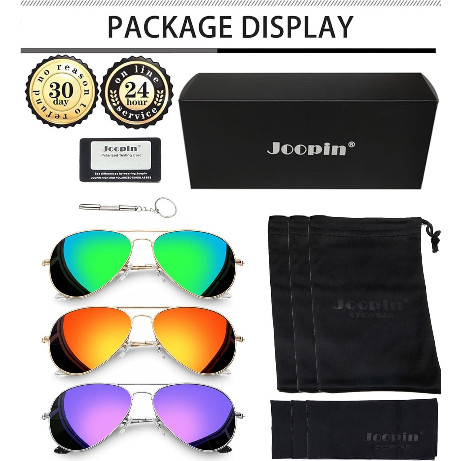 Gafas de sol polarizadas Joopin UV400 para hombres y mujeres