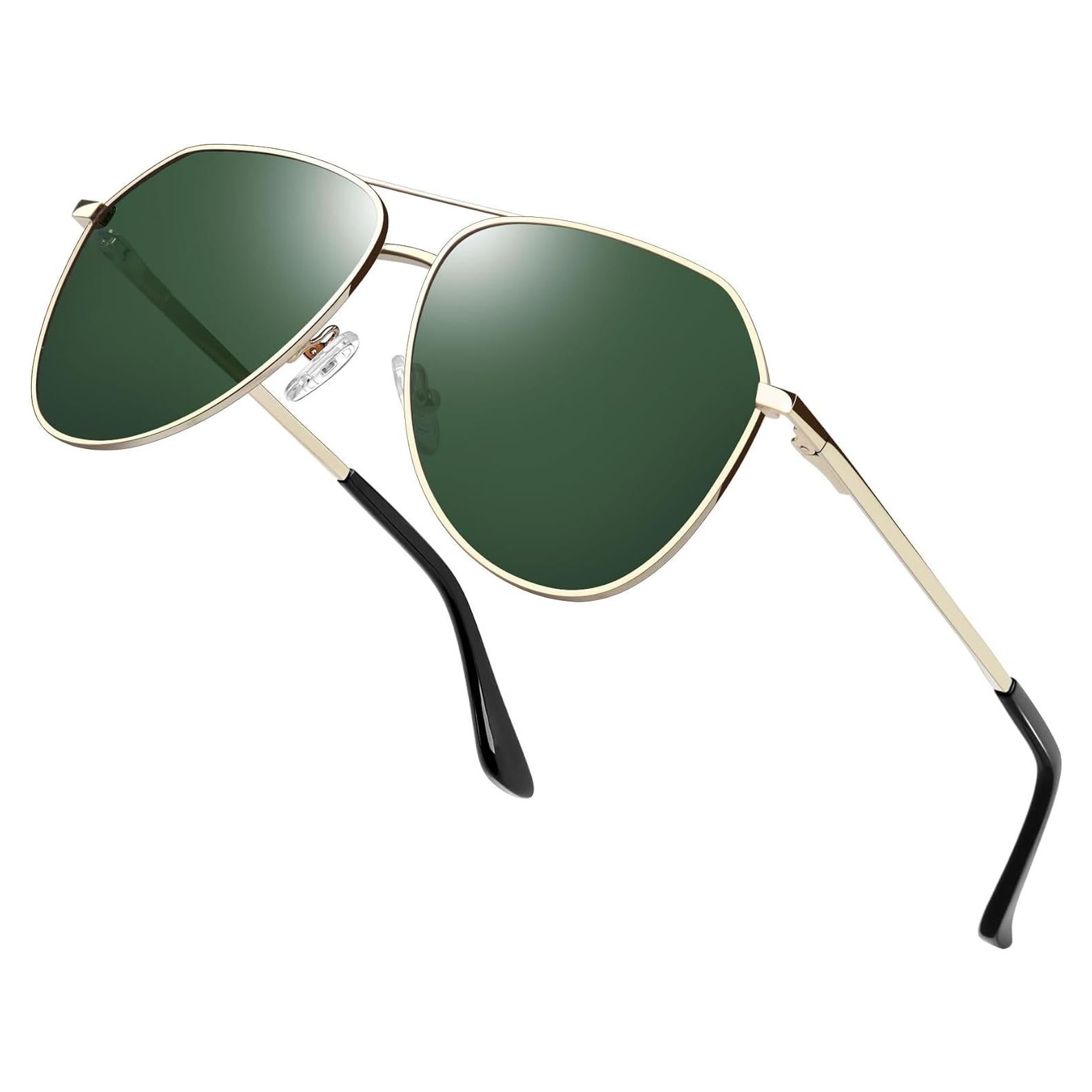 Gafas de Sol Joopin Aviador Polarizadas UV400 Doradas