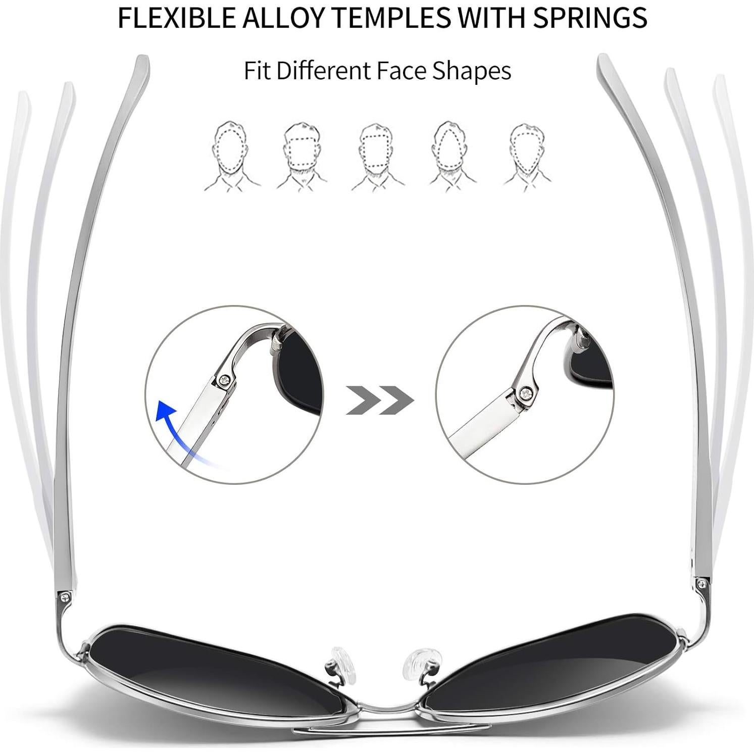 Gafas de sol polarizadas Joopin UV400 para hombres y mujeres