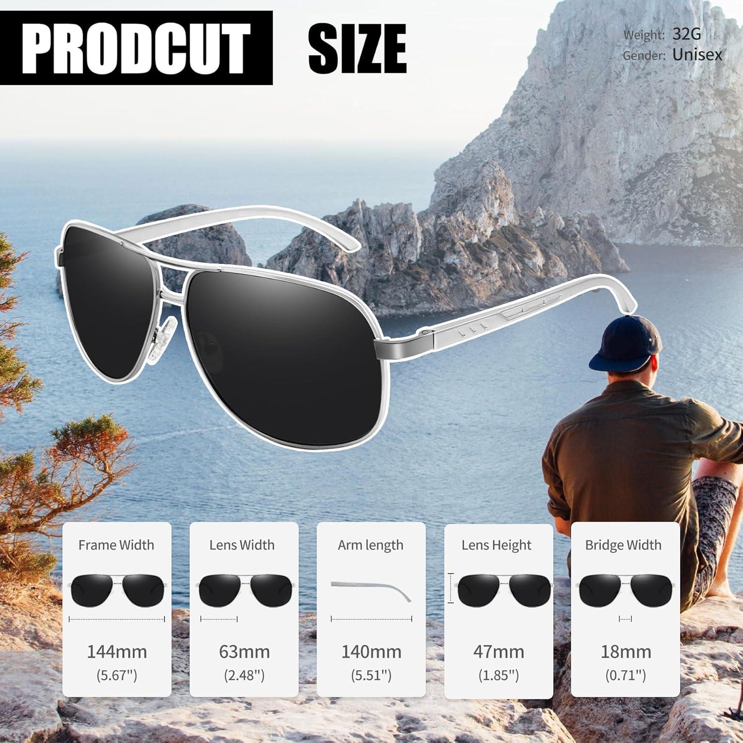 Gafas de sol polarizadas Joopin UV400 para hombres y mujeres