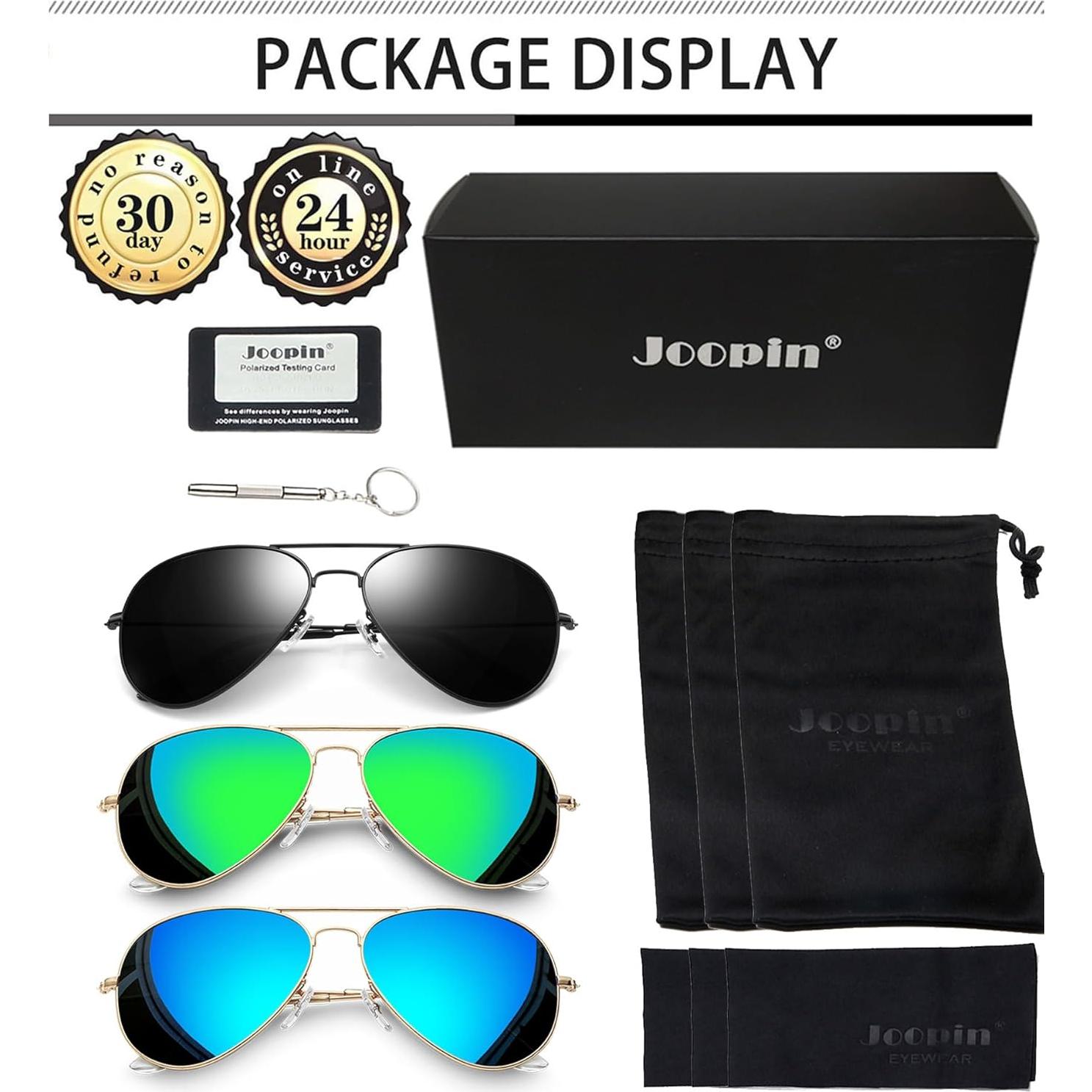 Gafas de sol polarizadas Joopin UV400 para hombres y mujeres