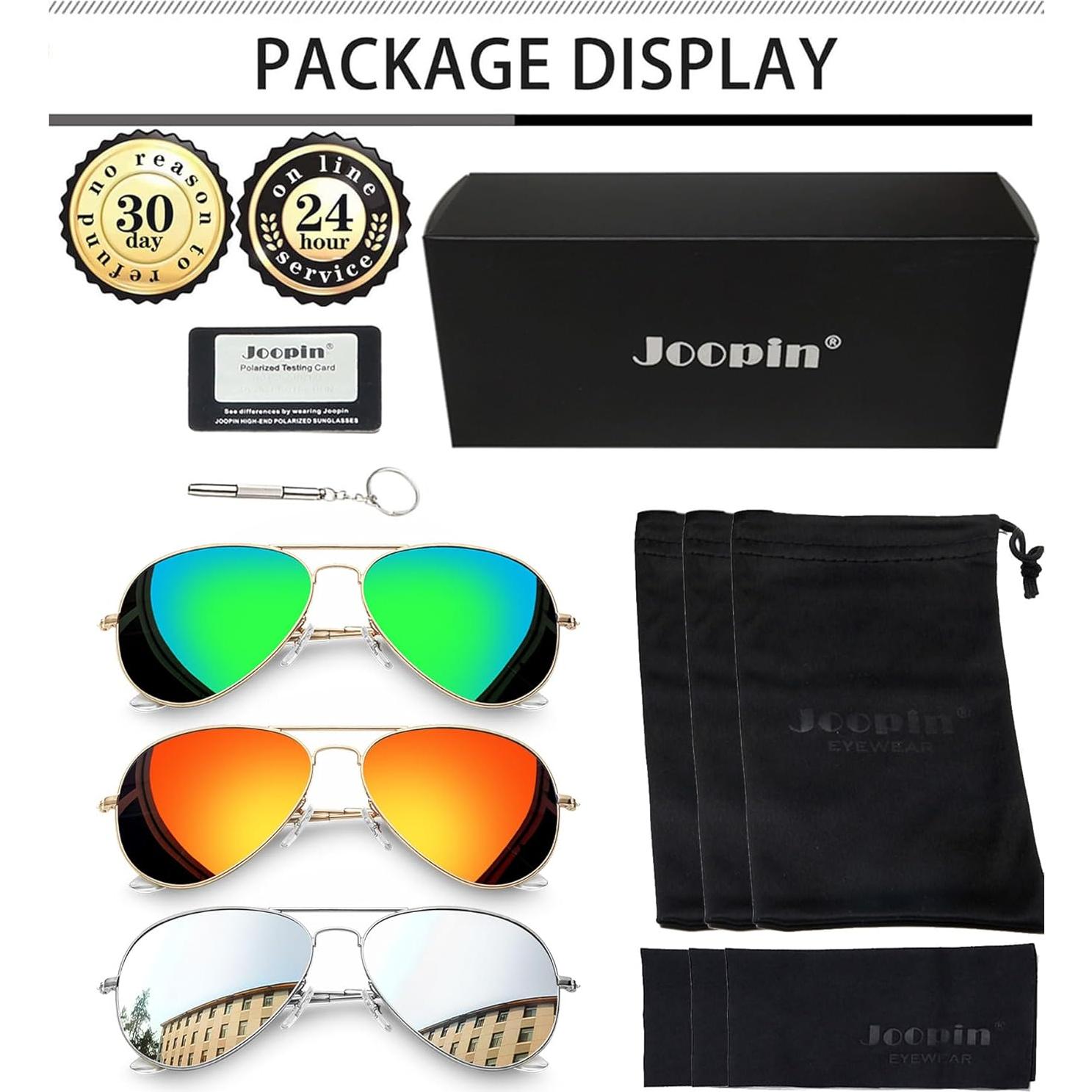 Gafas de sol polarizadas Joopin UV400 para hombres y mujeres