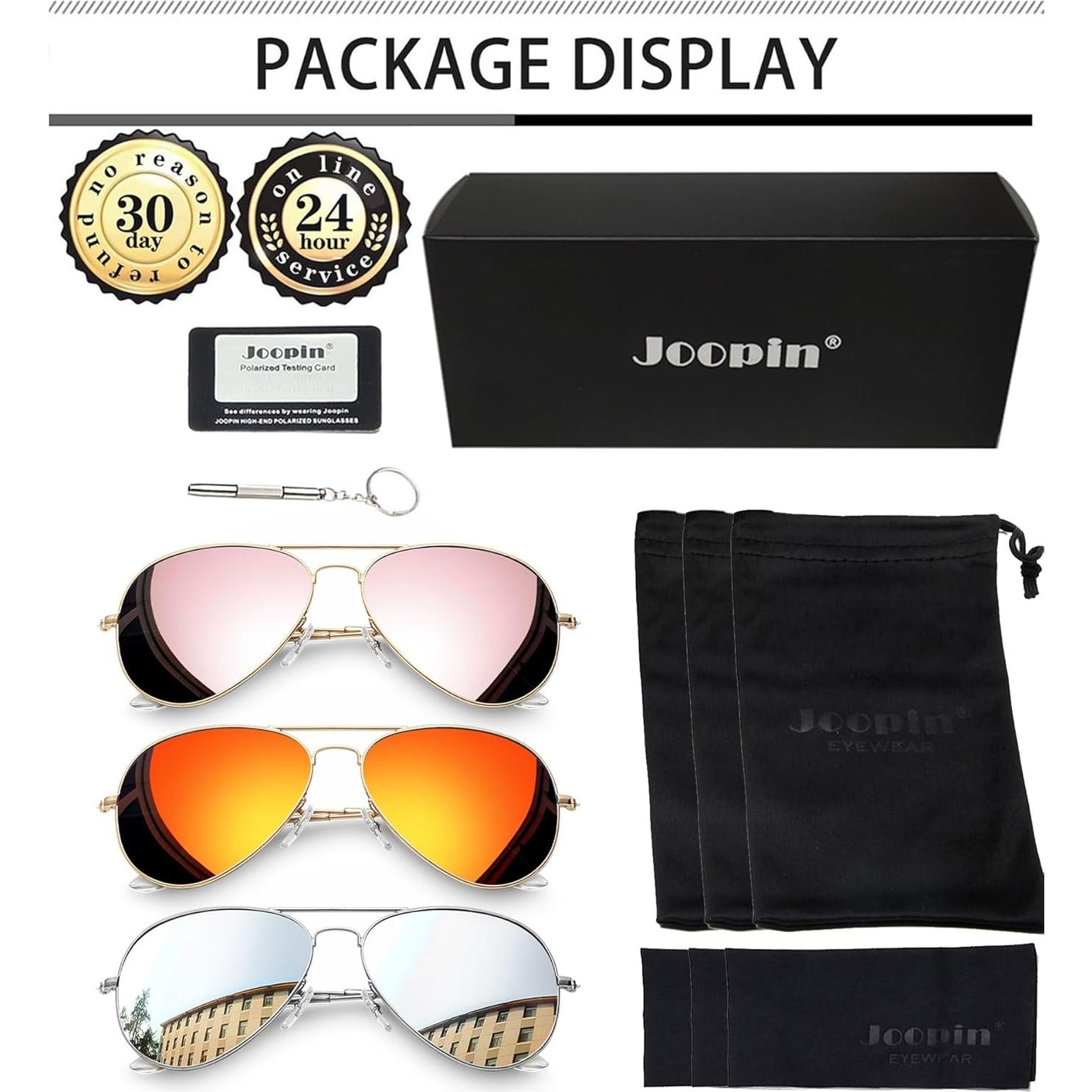 Gafas de sol polarizadas Joopin UV400 para hombres y mujeres