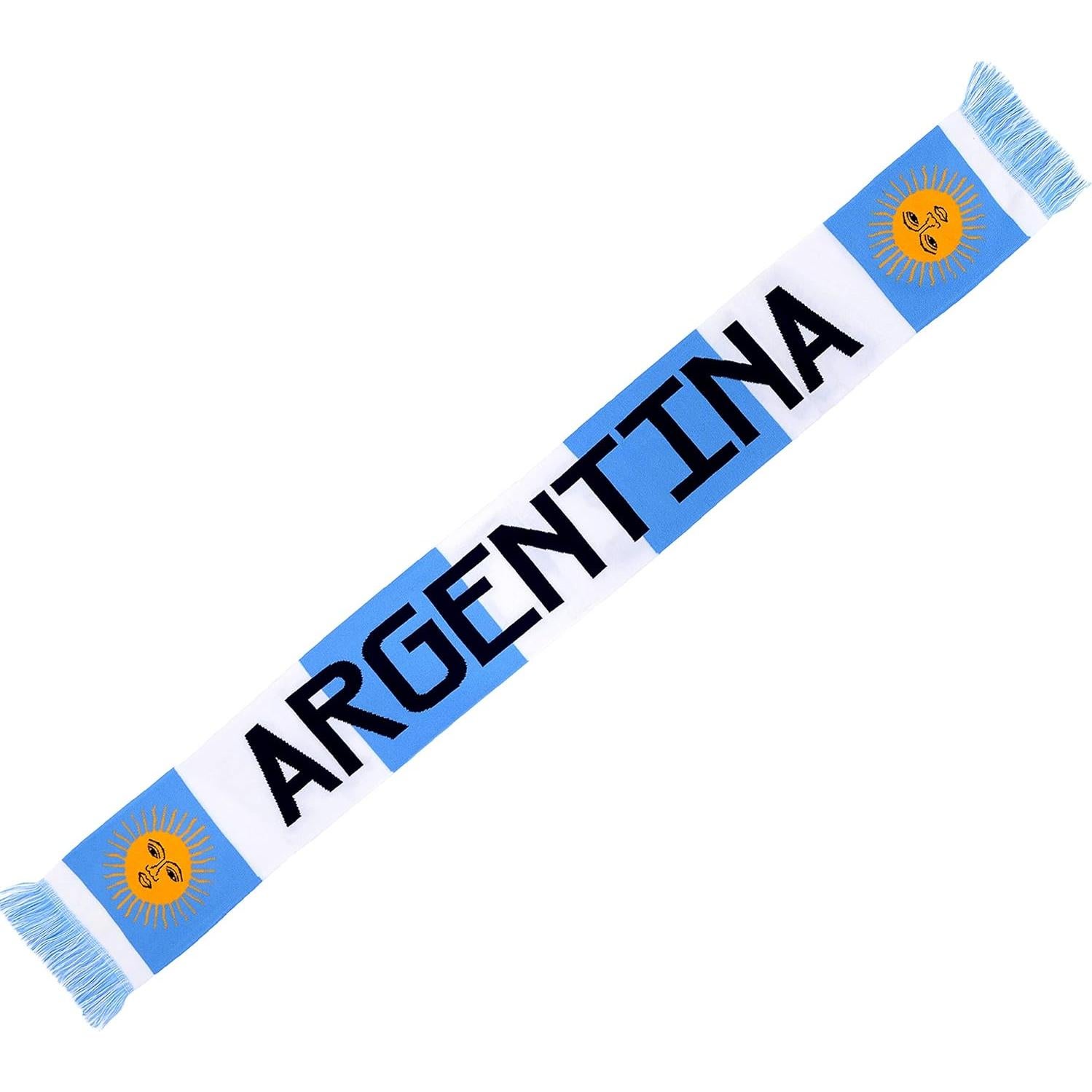 Bufanda de Fútbol Argentina Euroscarves HD 1.52m Acrílico