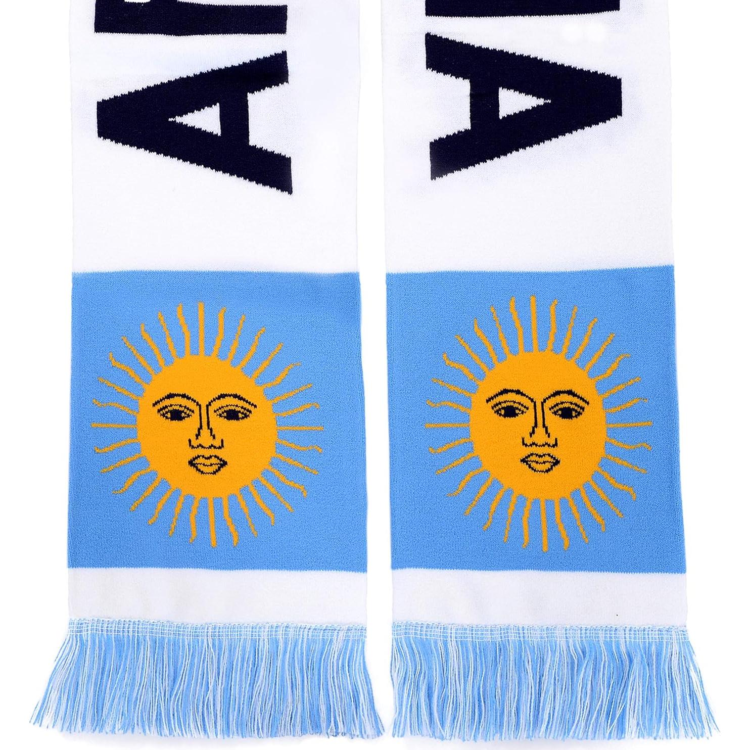 Bufanda de Fútbol Argentina Euroscarves HD 1.52m Acrílico